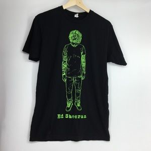 Ed Sheeran Concert Band Tee 2015 X Tour Black Med